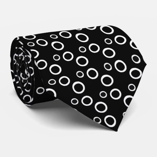 Cravate Motif circulaire simple (Roulé)