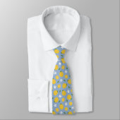 Cravate Motif Citron Agrumes (Attaché)