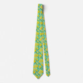 Cravate Motif Citron Agrumes (Devant)