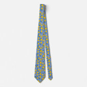 Cravate Motif Citron Agrumes (Devant)