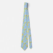 Cravate Motif Citron Agrumes (Devant)