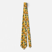 Cravate Motif Citron d'agrumes (Devant)