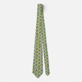 Cravate Motif Citron d'agrumes (Devant)