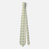 Cravate Motif Citron d'agrumes (Devant)