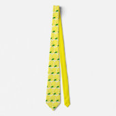Cravate Motif citron rouge (Devant)