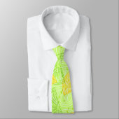 Cravate Motif citron vert citron clair (Attaché)