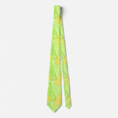 Cravate Motif citron vert citron clair (Devant)