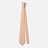 Cravate Motif Citrouille Abstrait (Devant)