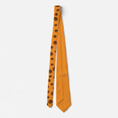Cravate Motif citrouille Halloween (Dos)