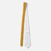 Cravate Motif Citrouille Orange Halloween (Dos)