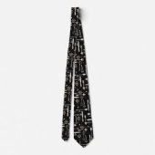 Cravate Motif clé style Steampunk (Dos)