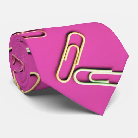 Cravate Motif Clip Papier - Cool Fun Unique! (Roulé)