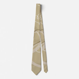 Cravate Motif coeur d'or