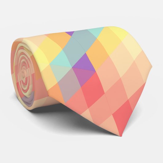 Cravate Motif coloré (Roulé)