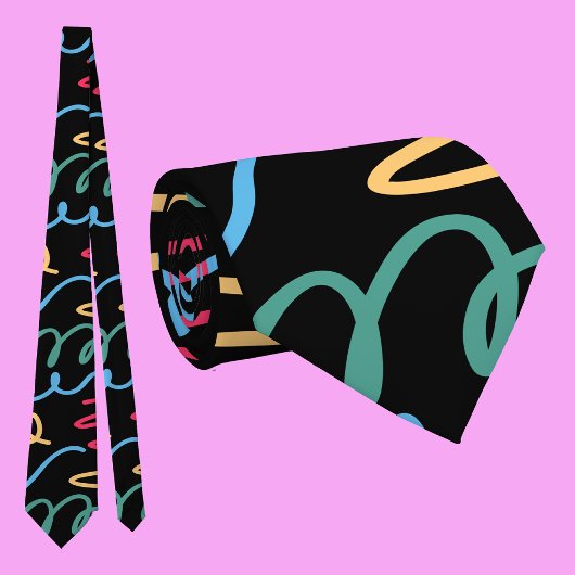 Cravate Motif coloré