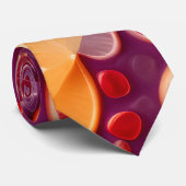 Cravate Motif coloré Campari Soda (Roulé)