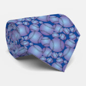 Cravate Motif coloré de Baseballs (Roulé)