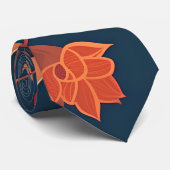 Cravate Motif coloré du diable de Tasmanie (Roulé)