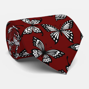 Cravate Motif coloré papillon