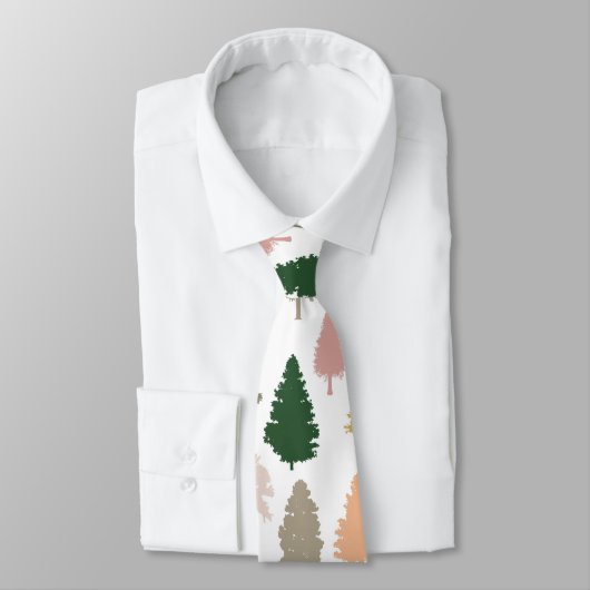 Cravate Motif Coloré Pine Tree (Attaché)