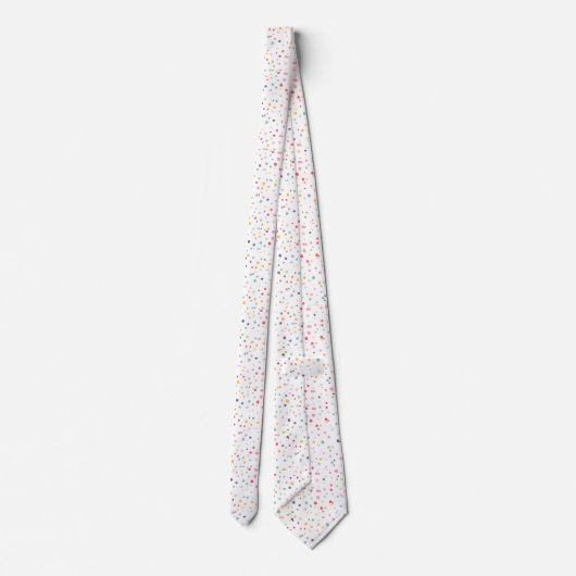 Cravate Motif Confetti coloré mignon (Dos)