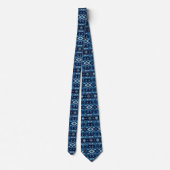 Cravate motif cool Aztec carrelé (Dos)