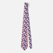 Cravate motif cool carrelé (Devant)