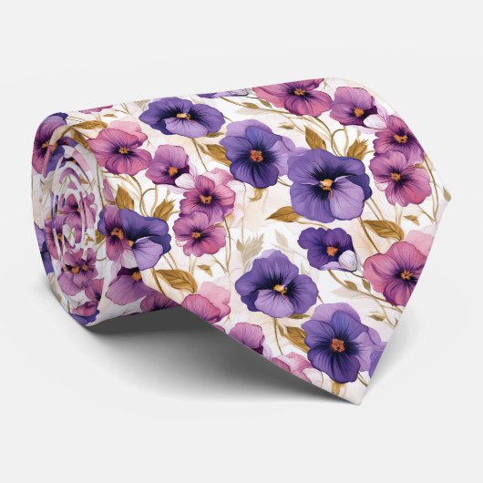 Cravate motif cool carrelé (Roulé)