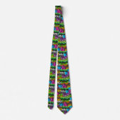 Cravate motif cool carrelé (Dos)