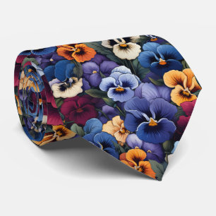 Cravate motif cool carrelé