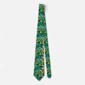 Cravate motif cool carrelé (Devant)