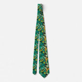 Cravate motif cool carrelé (Dos)