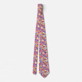 Cravate motif cool carrelé (Dos)