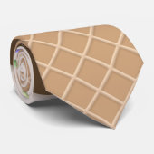 Cravate motif cool gaufre crème glacée (Roulé)