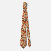 Cravate motif cool triple feuille (Devant)