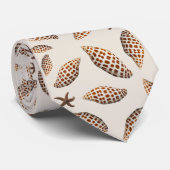 Cravate Motif coquille de Junonia tachetée (Roulé)