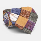 Cravate Motif couleur forme de diamant (Roulé)