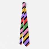 Cravate Motif couleur mignonne rayures (Dos)