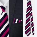 Cravate Motif couleur mignonne rayures<br><div class="desc">Couleur Cute Stripes Motif cravate.</div>