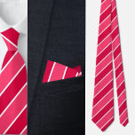 Cravate Motif couleur mignonne rayures<br><div class="desc">Couleur Cute Stripes Motif cravate.</div>