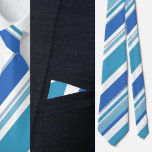 Cravate Motif couleur mignonne rayures<br><div class="desc">Couleur Cute Stripes Motif cravate.</div>