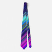 Cravate Motif couleur mignonne rayures (Devant)