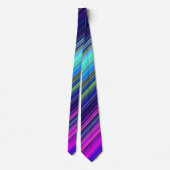 Cravate Motif couleur mignonne rayures (Dos)