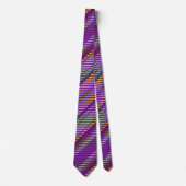 Cravate Motif couleur mignonne rayures (Devant)