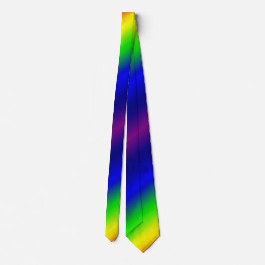 Cravate Motif Couleurs arc-en-ciel (Dos)
