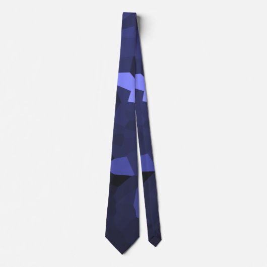Cravate Motif Cristallisé Teinte Violette (Devant)