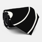 Cravate Motif d'abstraction Swirl (Roulé)
