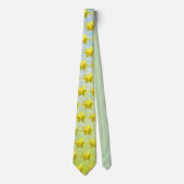 Cravate Motif Daffodique Blooms (Devant)