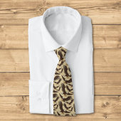 Cravate Motif d'aigle attaquant