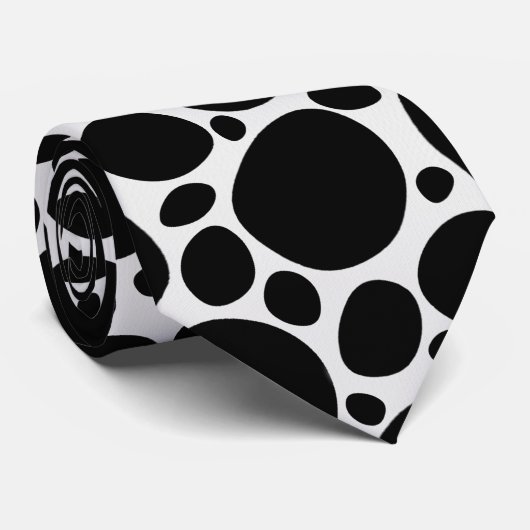 Cravate Motif dalmate (Roulé)